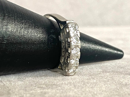 0.4ct Five Stone Diamond Ring in Platinum