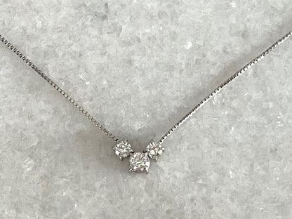 0.5ct Diamond Trio Necklace in Platinum