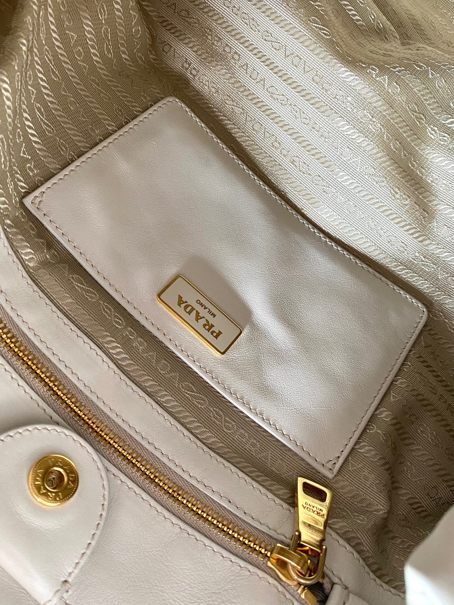 PRADA Soft Leather Tote