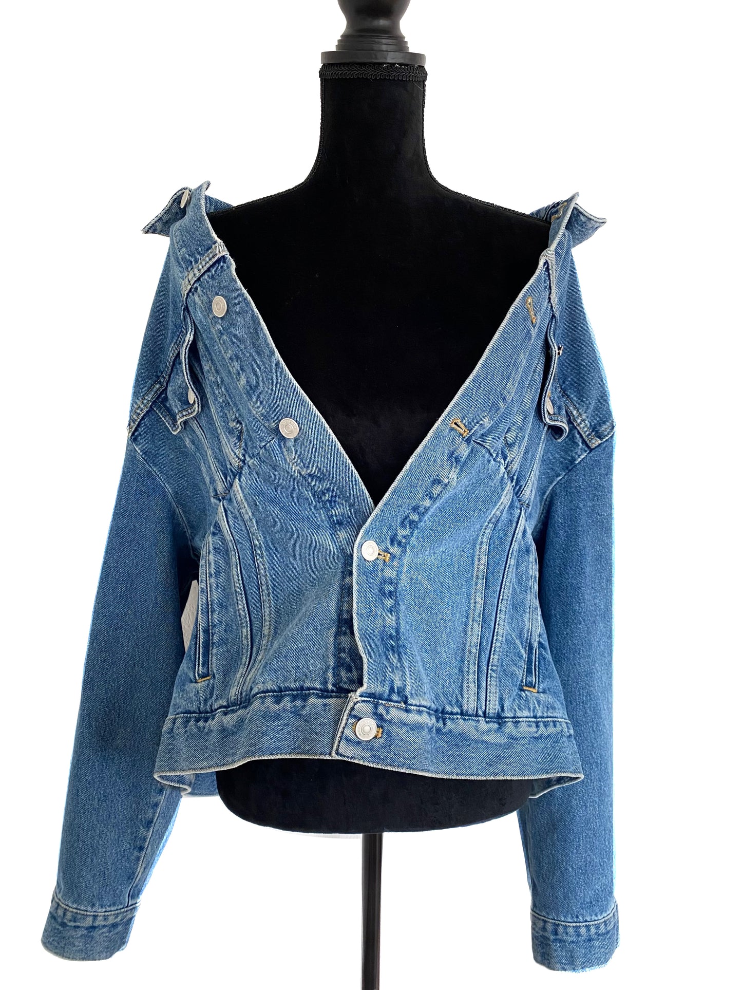 BALENCIAGA Swing Oversized Denim Jacket