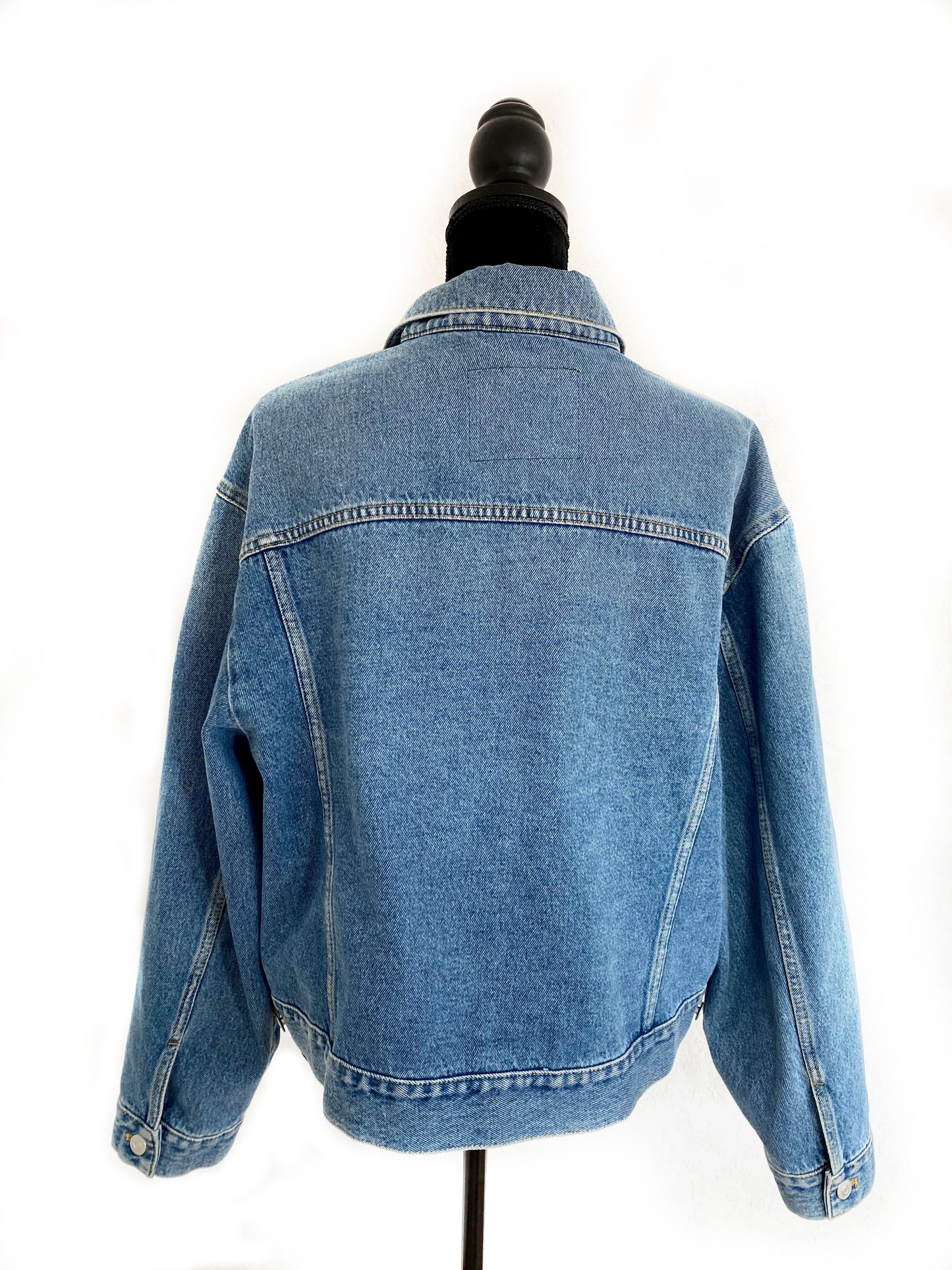 BALENCIAGA Swing Oversized Denim Jacket