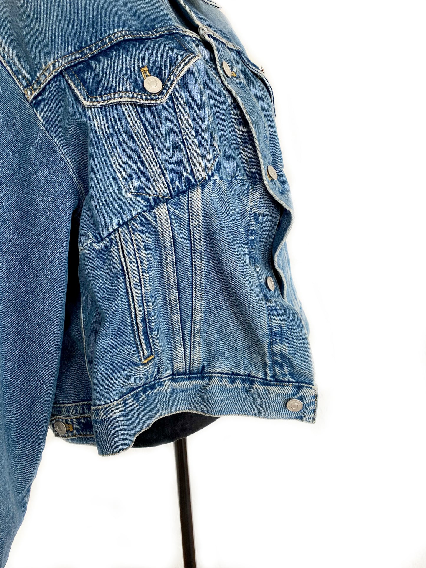 BALENCIAGA Swing Oversized Denim Jacket