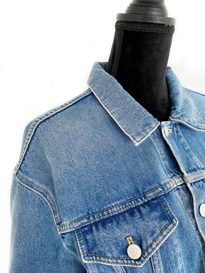 BALENCIAGA Swing Oversized Denim Jacket