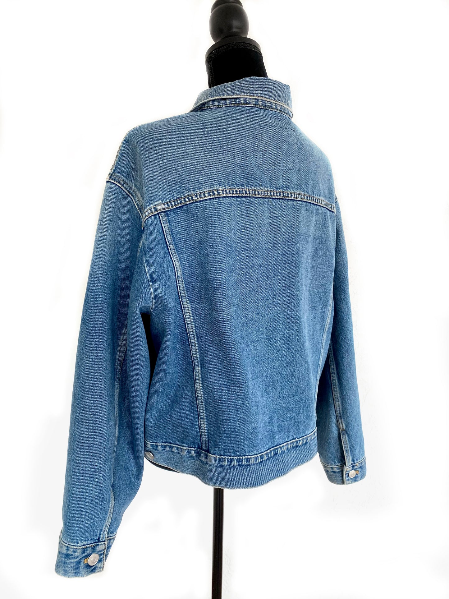 BALENCIAGA Swing Oversized Denim Jacket